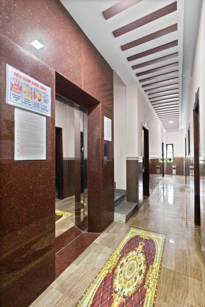 Hành lang tại Mộc Nhiên Hotel